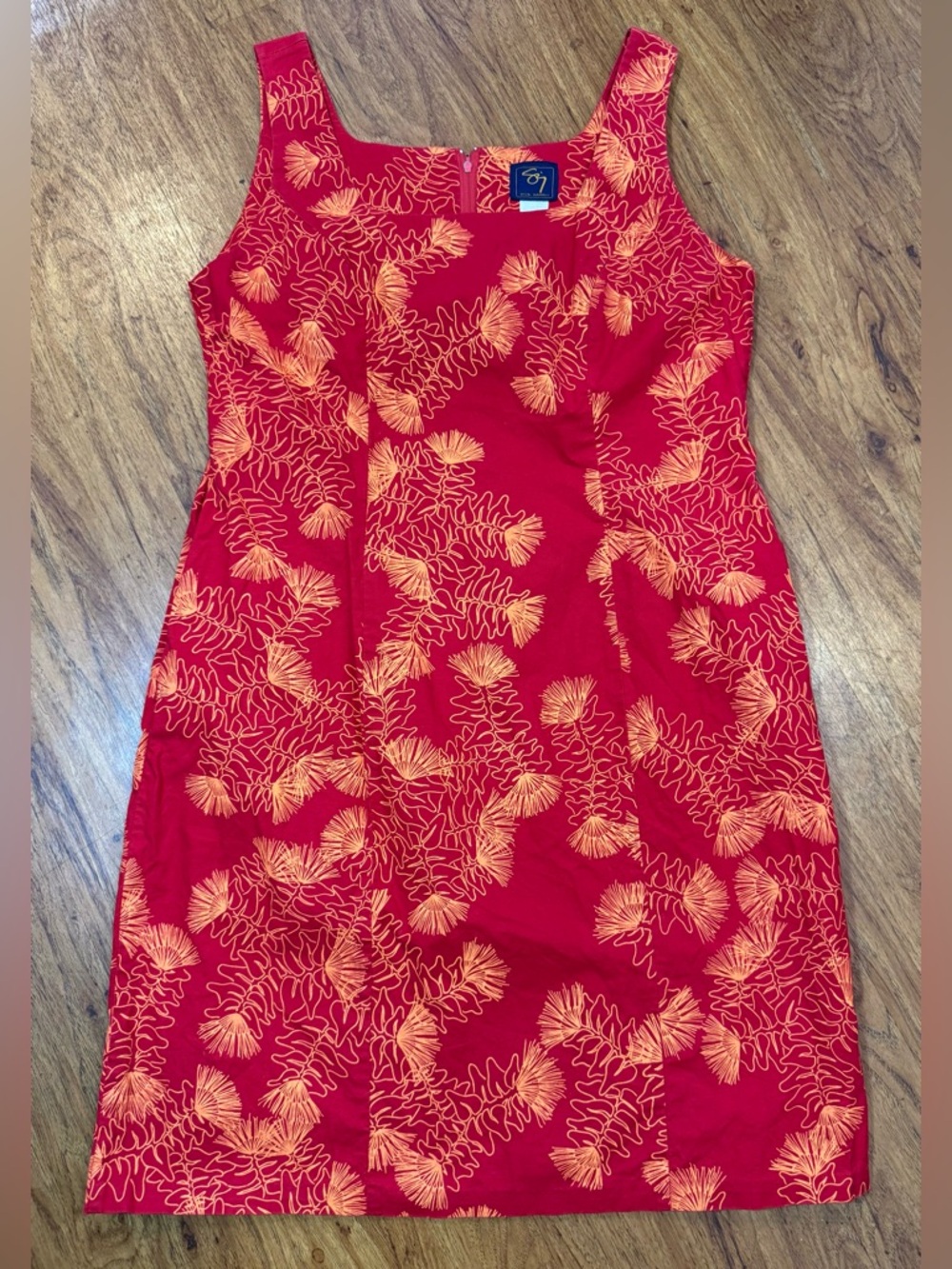 Vintage Sig Zane Dress Hilo Hawaii Floral Women’s Aloha 100% Authentic